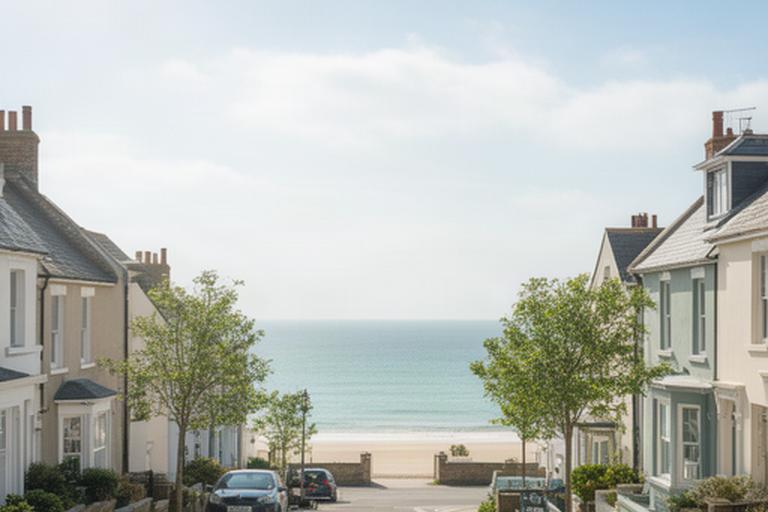 Bright coastal streets near Adur and West Sussex showing the local setting of a UK Web3 services company
